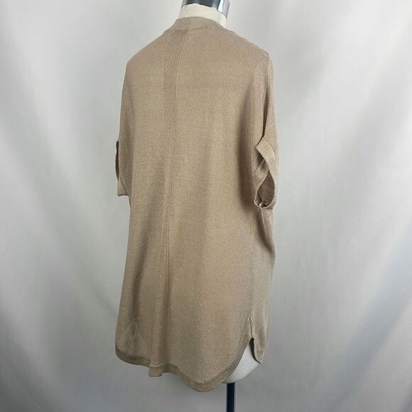 Etcetera Tan Knit Short Sleeve Vest - Picture 3 of 5